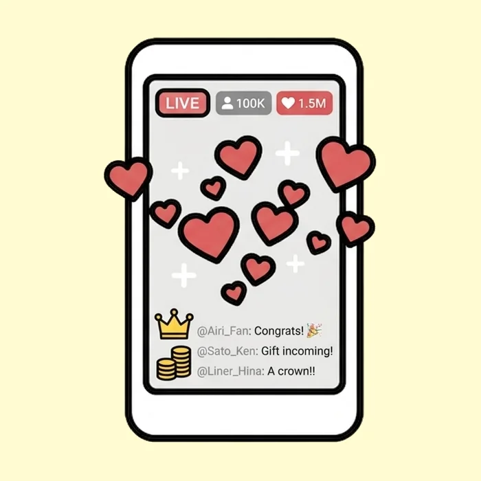 あなたもトップライバーに！